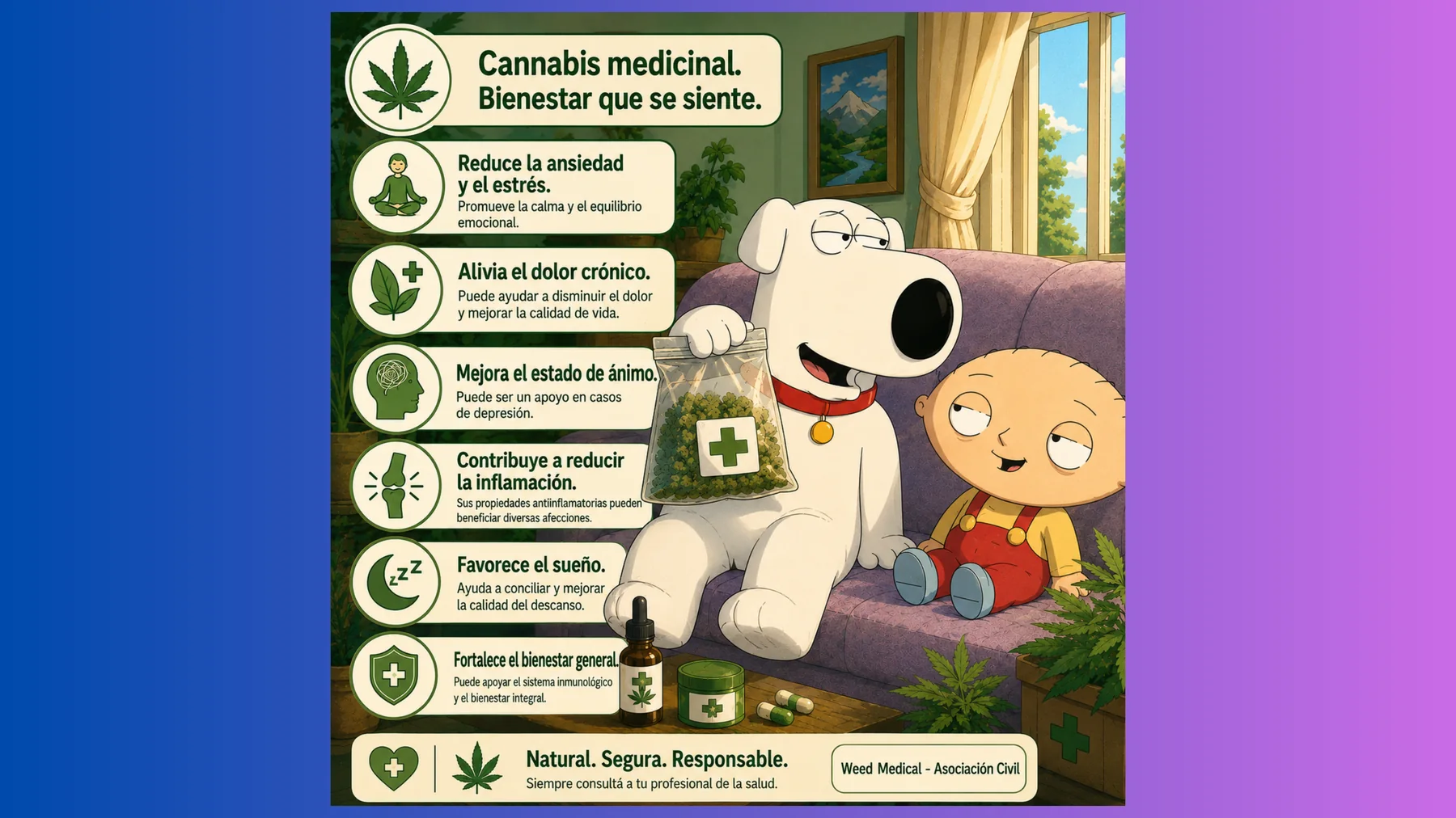 Cannabis medicinal y bienestar responsable